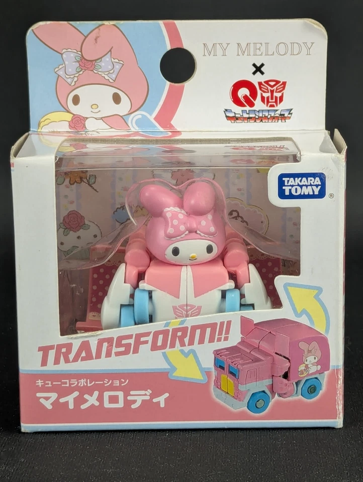 Transformers Q Series My Melody SELLADO Takara QTC-06 2015 Hello Kitty Foto 1 de 4