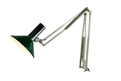 Helo Architekten Leuchte Schreib Tisch Klemm Lampe 60er 70er Vintage Design - Bild 1 von 4