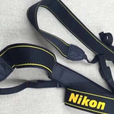 Camera shouder neck strap for NIKON SLR D90 D5100 D3200 D7200 D500 D610 D810 - Image 1 of 4