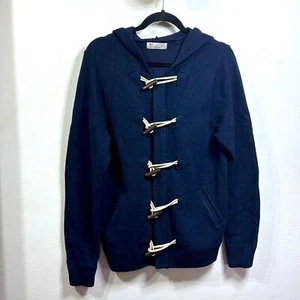 (W1) Zara, vintage wool jacket-style sweater, with super front and, size M - Picture 1 of 13