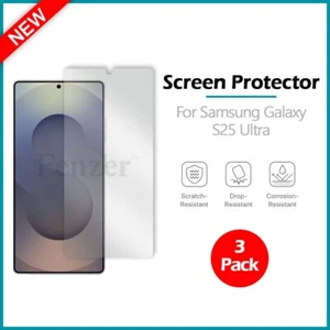 Pack de 3 protections d'écran LCD transparent HD pour téléphone Android Samsung Galaxy S25 Ultra - Photo 1 sur 4