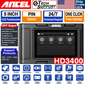 Herramienta de diagnóstico de camión de servicio pesado diésel todo sistema escáner ANCEL HD3400 PRO DPF - Imagen 1 de 15