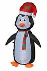 Inflatable Christmas Penguin with LED Lights 1.2M Tall- Indoor or Outdoors
