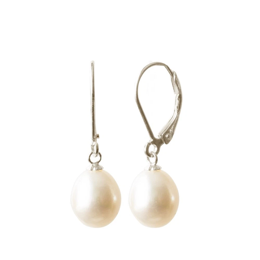 Pendientes Novia En Oro Blanco Y Circonitas Con Perlas Cultivadas