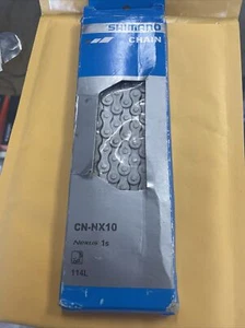 SHIMANO ICNNX10C114I  Chain CN-NX10 114 Link Single Speed 1 / 2X1 / 8 ICNNX1 - Picture 1 of 3