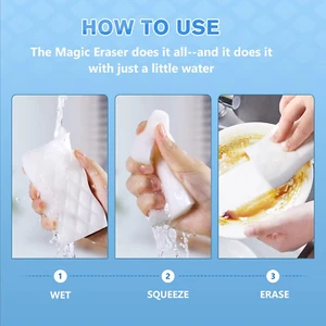 Magic Eraser Sponge, 18 Pack Cleaning Pads for Walls, Oven, Kitchen, and Shoe... - Picture 1 of 12