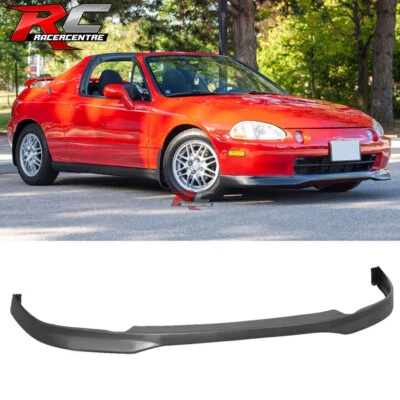 For 93-97 Honda Civic Del Sol Type R Front Bumper Lip Spoiler - PU - Image 1 of 4