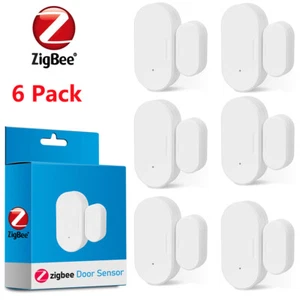6 PZ Zigbee Sensori Porta Finestra Sensori Contatto Smart per App Domotica - Foto 1 di 17