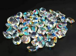 1700 Karat natürlicher mystischer Topas Regenbogen Farbe Mix Schnitt Zertifizierte Menge Loser Edelstein - Bild 1 von 6