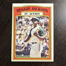 1972 TOPPS REGGIE JACKSON IA CARD #436 OAKLAND ATHLETICS EX OR BETTER *HCV*