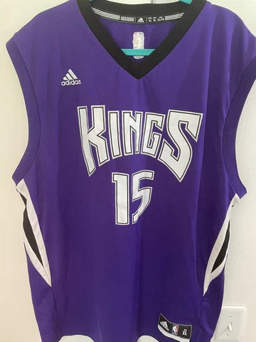 NBA Sacramento Kings Jersey Mens XL  Demarcus Cousins Purple Basketball Adidas Cover