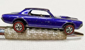 HOT WHEELS VINTAGE ORIGINAL REDLINE CUSTOM COUGAR U.S. PURPLE VHTF 1968 - Picture 1 of 7