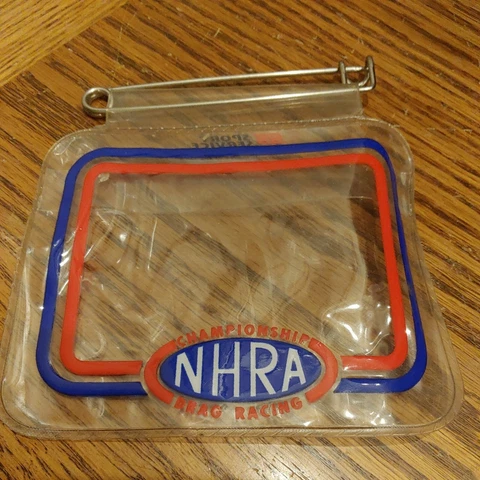 NHRA Vintage 1992 Original National Hot Rod Association Winston Ticket Holder Cover