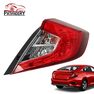 RH Rear Tail Light Passenger Right Side Lamp For 2016-2021 Honda Civic Sedan - Picture 1 of 9