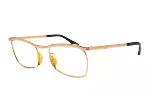 1970s vintage gold plated eyeglasses MARWITZ Optima cat eye golden frame glasses - Picture 1 of 16