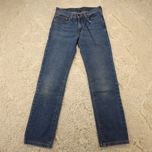 Levi's 510 Mens Boys Jeans Size 14 27x27 (Real 26x28 Straight Leg Low-Rise Denim - Picture 1 of 9