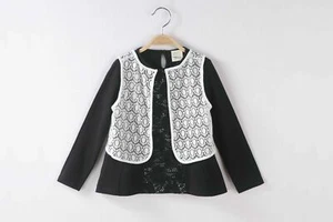 Brand New Babee Meeler Kids Girl Toddler long sleeve T-shirt's top with vest - Picture 1 of 6
