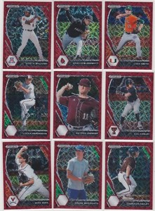 2021 Panini Draft Picks Baseball Red Velocity Prizm COMPLETE YOUR SETS YOU PICK