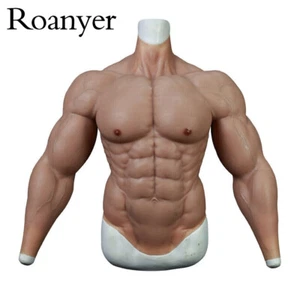 SMITIZEN  Silicone Muscle Suit Fake Chest  For Cosplay Costume - Picture 1 of 16