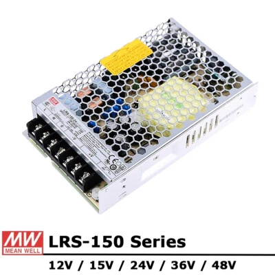 Mean Well LRS-150 Series Switching Power Supply 150W AC/DC 12V 15V 24V 36V 48V - Image 1 of 4