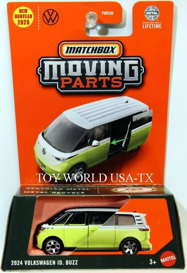 2025 Matchbox Moving Parts #34/50 2024 Volkswagen ID. Buzz - Image 1 of 1