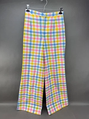 Vintage Lady Wrangler Womens Multicolor Plaid Pants Size 11/12 - Image 1 of 4