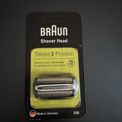 CABEZAL MARRÓN 32B SERIE 3 AFEITADORA ELÉCTRICA REPUESTO LÁMINA CASETE RÁPIDO GRATIS P&P Foto 1 de 3