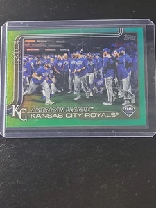 2025 Topps Series 2 Kansas City Royals Team Card Green Foil 05/99 - Picture 1 of 2