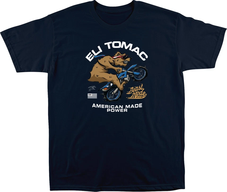 FMF B3AR Mens Short Sleeve T-Shirt Navy - Image 1 of 1