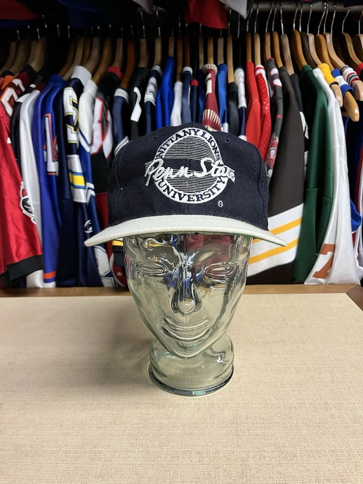 Vintage 90s The Game Penn State University PSU Lions Fitted Hat Size 7 1/4 - Image 1 of 4