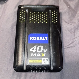 Echt Kobalt 40 V MAX KB 245-06 2,5 Ah Lithium Ionen Akkupack nur Werkzeug - Bild 1 von 5