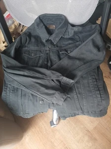 Black DEMIN JACKET - Picture 1 of 2