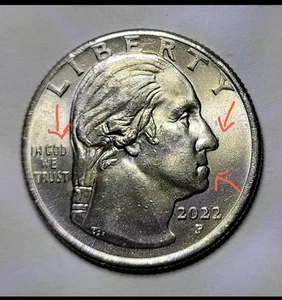2022 P MAYA ANGELOU Quarter. Errors “In Cod We Trust” Nose & Drool Mouth - Picture 1 of 6