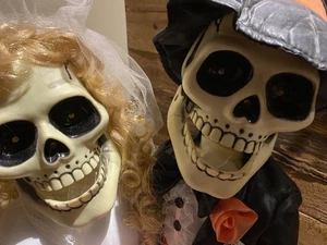 Neu Tote Halloween Braut & Bräutigam Skelett singt I Got You Babe - Sunny & Cher - Bild 1 von 10