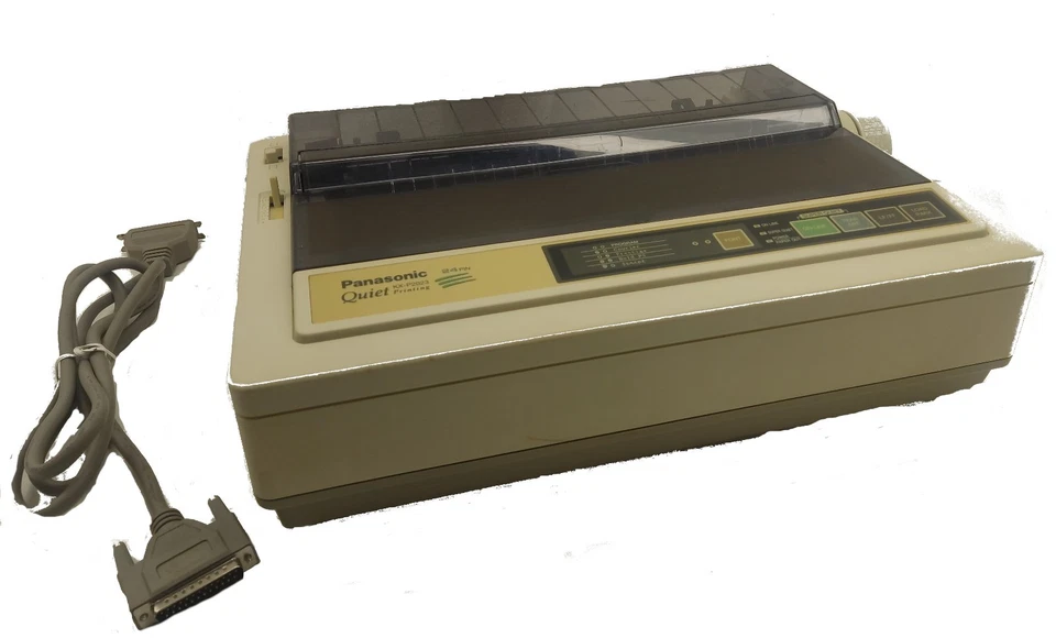 Panasonic KX-P2023 24-Pin Narrow-Carriage Dot Matrix Printer FULLY TESTED - Image 1 of 4