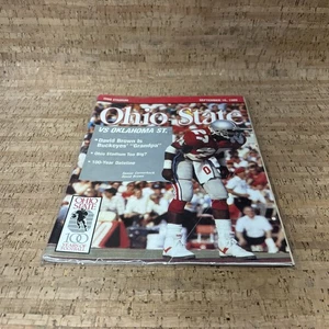 The Ohio State Buckeyes v Oklahoma State Program September 16 1989 NCAA Football - Picture 1 of 2