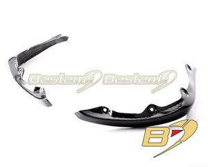 Triumph Rocket III 2020 - 2021 Carbon Fiber Seat Side Edging Strip Fairing Twill - Picture 1 of 7
