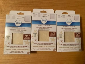 3 Packs 6 Febreeze Scented Shades With Stand Almond Sugar New - Picture 1 of 2