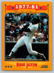 Puntuación 1988 New York Yankees 1977-1981 Reggie Jackson #502 - Imagen 1 de 2