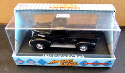 Camión de Colección American Graffiti Motor Max Plymouth Negro Die Cast Nuevo de Lote Antiguo Foto 1 de 2