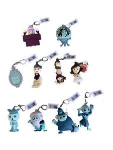 Disney The Haunted Mansion Figurative Keychain Complete Hitchhiking Ghosts Leota - Picture 1 of 9