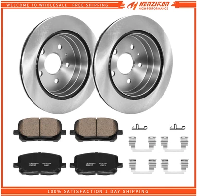 Front Disc Rotors Brake Pads for 2003-2008 Toyota Corolla Matrix Pontiac Vibe - Image 1 of 4