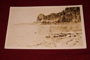 Cave Rock, Lake Tahoe California Postcard - Real Photo RPPC - Picture 1 of 2