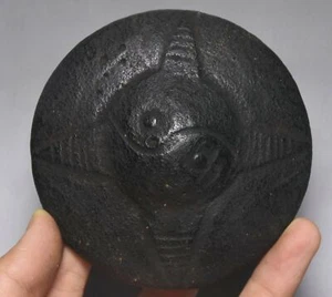 Old China Hongshan Culture Meteorite (Black Magnet)Fengshui Exorcism Gossip UFO - Picture 1 of 6