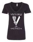 Victory or Valhalla Vikings Women's V-Neck T-Shirt
