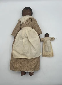 Bambola di stoffa Charlene Talbott vintage "zia Millie" 1988 e bambino 1989 FIRMATA - Foto 1 di 24