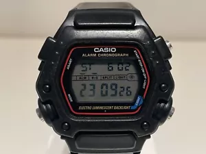 RELOJ CRONÓGRAFO ALARMA DIGITAL PARA HOMBRE DE COLECCIÓN DIVER 200m "CASIO"" DW-290T/TAILANDIA" - Imagen 1 de 9