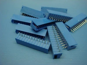 (10) AMP 3-175487-2 CAJA CONECTOR CT RECTO 12 PINES ESTILO V CABEZAL AZUL 2 mm - Imagen 1 de 6