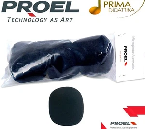 KIT PROFESSIONALE 6 PEZZI SPUGNA PROEL PER MICROFONO 70mm copertura NERO - Foto 1 di 1