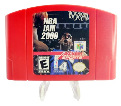 NBA Jam 2000 Nintendo 64 N64 Game NTSC Tested Cleaned Authentic Retro - Image 1 of 2